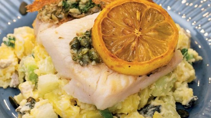 Bramborový salát s kedlubnami a křenovou majonézou: Vábivá alternativa na štědrovečerní stůl