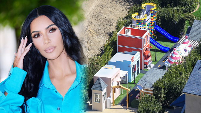 Tomu se říká splněný dětský sen! Kim Kardashian postavila na zahradě svého sídla zábavní park