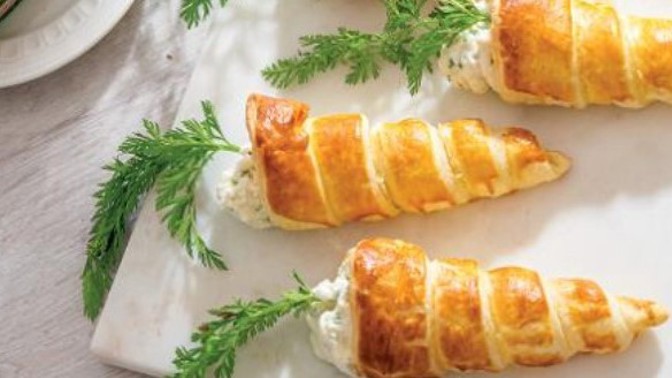 Mrkvičky pro koledníky z listového těsta: Skvělé velikonoční pohoštění