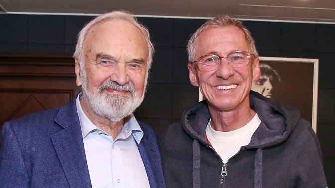 Zdeněk Svěrák a János Bán po letech spolu: O čem si povídali a proč Svěrák rozmlouval Bánovi Cimrmana?