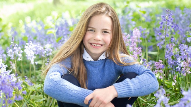 Princezna Charlotte slaví 7. narozeniny.