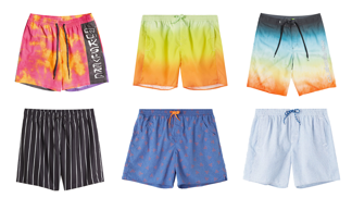 Pánské plavkové šortky nemusí být nudné: Letošnímu létu vévodí neonové barvy i růžoví plameňáci