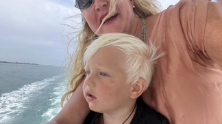 Vendula Pizingerová na dovolené