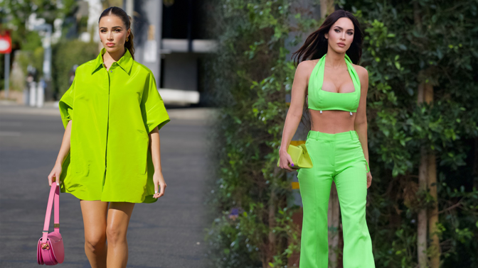 Neonově zelená hýbe světem: Vneste ji do svého šatníku po vzoru Kim Kardashian či Megan Fox