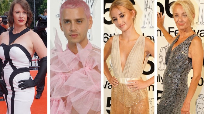 Módní policie ze zakončení karlovarského festivalu: Růžová halucinace španělského režiséra zastínila i Žilkovou