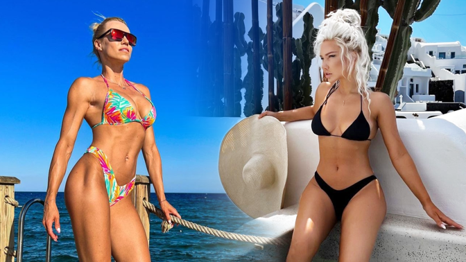 Plavky českých celebrit: V jakých bikinách vyrazily letos k moři Lucie Borhyová, Hana Reinders či Lucie Šlégr?