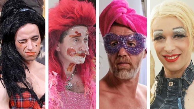 Tomeš, Langmajer, Peroutka nebo Rašilov. Slavní herci, kteří kvůli roli neváhali obléci šaty a podpatky