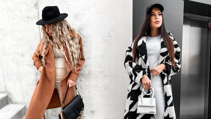 Podzimní kabáty do 2000 Kč: Hitem jsou kožené a prošívané, do módy se vracejí i umělé kožichy