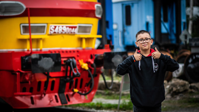 Den v roli strojvedoucího: Nadační fond Albert splnil sen Ládíkovi
