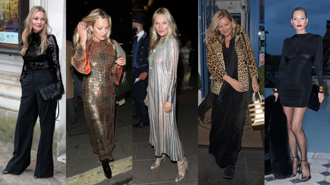 Osobitý módní styl Kate Moss: Od neochvějného minimalismu po dekadenci sedmdesátek