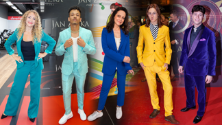 Kalhotové kostýmky hitem podzimu: České celebrity sází na růžové, modré i tyrkysové