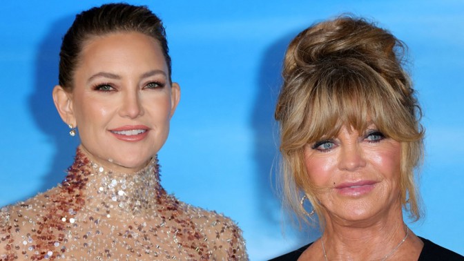 Make-up podle Goldie Hawn a její mladší kopie Kate Hudson: Tužku na oči by si mohly půjčovat