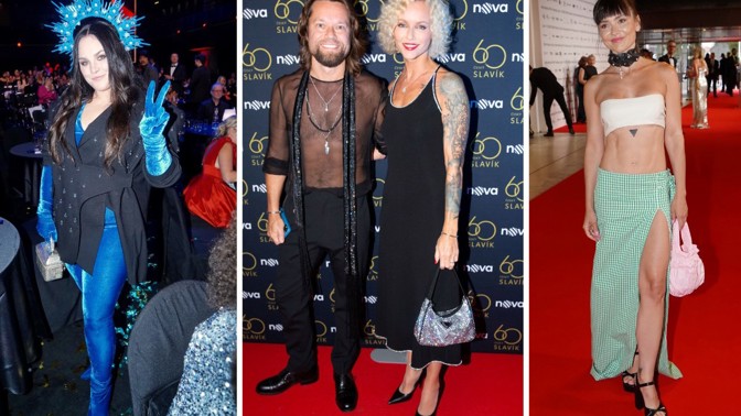 Největší módní bizáry roku 2022: Krajčo dorazil na červený koberec v síťovině, Třeštíková v plážovém outfitu