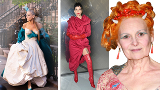 Slavné krásky v originálních modelech britské módní královny Vivienne Westwood, kterou oplakává celý svět