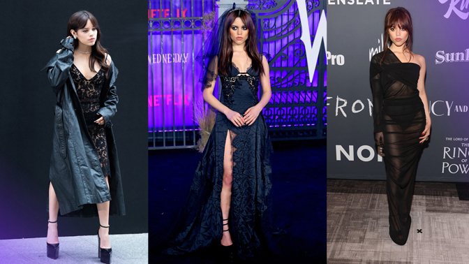 Jenna Ortega a její ikonické černé šaty.