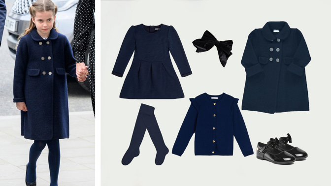 Zimní outfity podle princezny Charlotte z Walesu. 