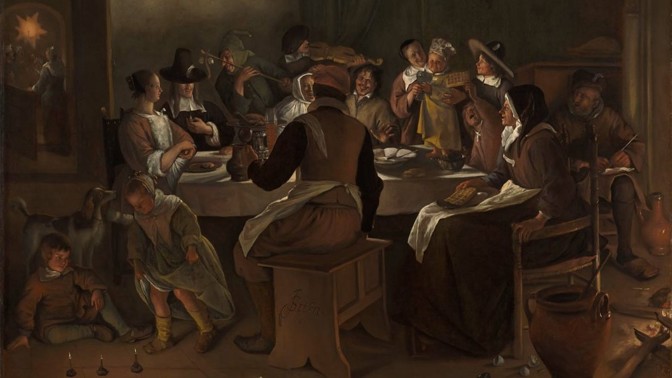 Vánoce ve středověku: Narození Ježíše Krista bylo často oslavováno opilstvím a obžerstvím