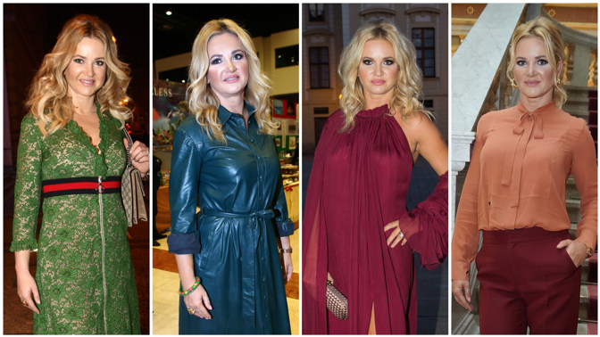 Módní styl Moniky Babišové (48): Dramatické líčení, objemné vlny ve vlasech a luxusní modely