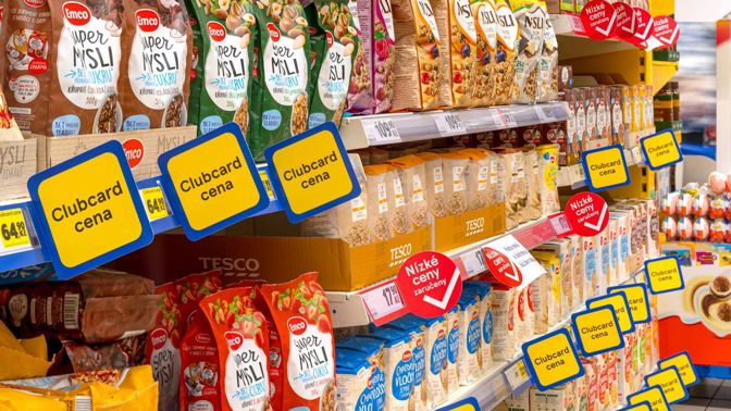 S Tesco Clubcard zákazníci průměrně ušetří až 30 % na každém nákupu