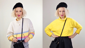 Zařadit barevný svetr do šatníku nemusí být problém. 