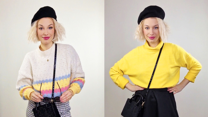 Zařadit barevný svetr do šatníku nemusí být problém. 