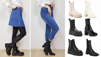 Kotníčkové boty a inspirace jak je nosit. 