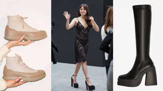 Boty na platformě jsou velmi trendy. 