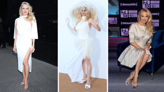 Uragán v šatníku Pamely Anderson: Džínové šortky a výstřihy vyměnila za bílou eleganci a pastelové barvy