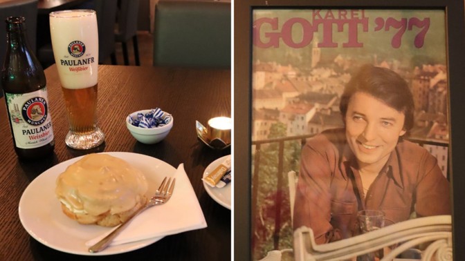 Café Karel: Redakce Lifee ochutnala Mistrův oblíbený větrník, německé pivo a cappuccino