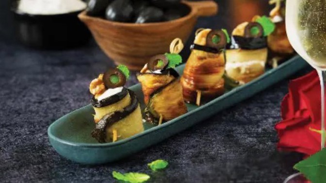 Lilkové rolky s čerstvým sýrem, ořechy a olivami: Báječný předkrm pro každou příležitost