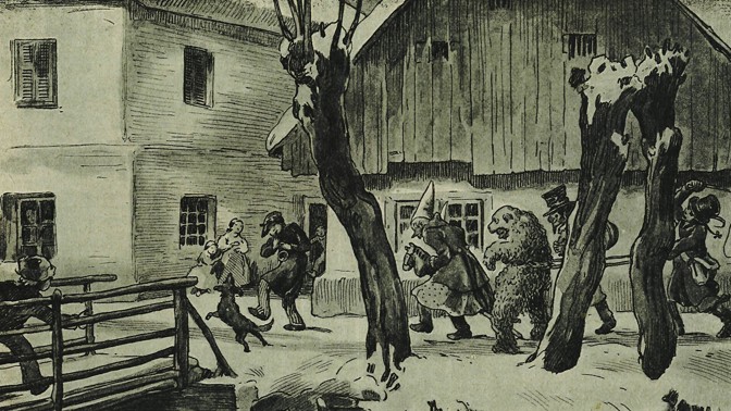 Brutální masopust: Tučný čtvrtek byl o přežírání i trhání hlav živým husám