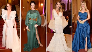 Módní policie z Česko-Slovenského plesu: Verešová jako mlha, Dejdarova žena v zelené, Perkausová se šperky za miliony