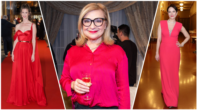 Slavné české dámy v červené: První dáma Eva Pavlová se výrazných barev neboj, stejně jako Dagmar Havlová