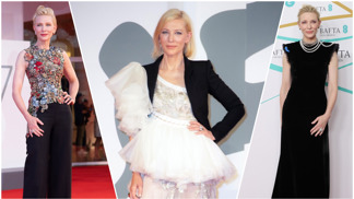 Cate Blanchett je královnou upcyklace: Přešité šaty vynesla na SAG Awards, ceny BAFTA i na festivalu v Benátkách