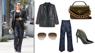 Outfit podle čtyřicátnice Alessandry Ambrosio: Jarní trendy vyladila do detailu a nebála se crop topu