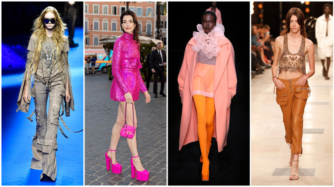 Módní trendy na jaro 2023: Balónové rukávy, cargo střih s kapsami i extrémně vysoké platformy