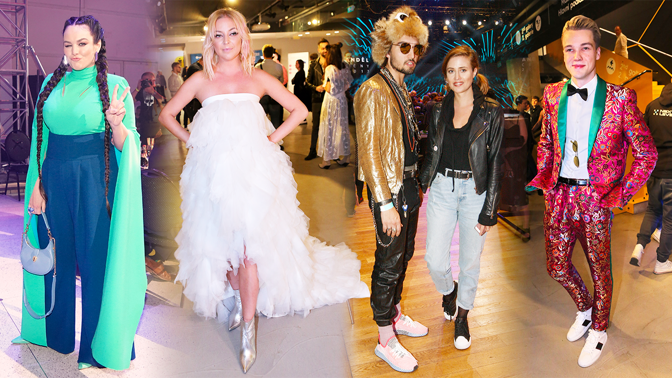 Nejbizarnější módní kreace z Cen Anděl: Jordan Haj v beranici, Žofie Dařbujánová s cirkusovým doprovodem