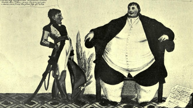 Nejslavnější britský tlouštík Daniel Lambert: Z váhy 320 kilogramů udělal přednost a vytěžil velké jmění