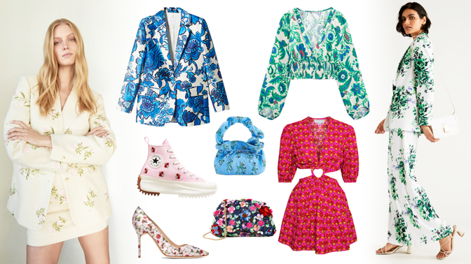 Rozkvetlá prvomájová móda: Květinové vzory sednou i ženám s křivkami, trendy nezbytností jsou výrazné doplňky