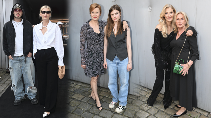 Hvězdy na módní přehlídce: Tereza Maxová se sladila do černé s mámou, Jitku Schneiderovou doprovázela dcera v trendy vestičce