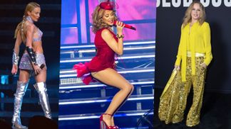 Kylie Minogue slaví 55 let: Od minikraťásků a minisukní až k elegantním kalhotovým kostýmkům