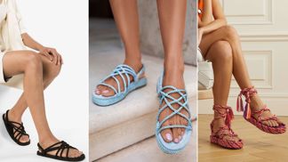 Trendy boty na léto 2023: Provazové sandálky dodají šatníku hravost, pohodlí i styl