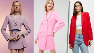 Trend na léto 2023: Klasické sako obléklo nový háv. Nosí se jako šaty nebo se nebezpečně zkracuje