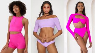 Trendy bikiny léta 2023 jsou vše, jen ne nudné. S dlouhými rukávy podle Kim Kardashian, se zipy i sníženou linií ramen