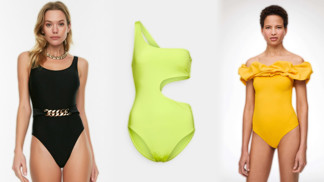 Rafinované průstřihy, ozdobné pásky i spadlá ramena: Tipy na jednodílné plavky, které ovládnou léto 2023