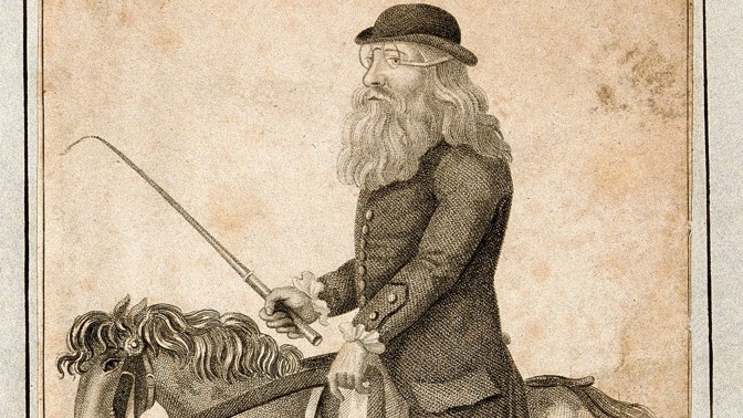 Excentrický Martin van Butchell: Své služby nabízel při jízdě na strakatém poníkovi, vyléčit dokázal prý kdejaký neduh