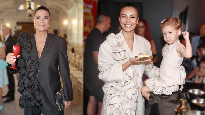 Sdílení trendů ve Varech: Bočanová s Bagárovou oblékly stejná saka, Peštová a Rolins zvolily stejný účes