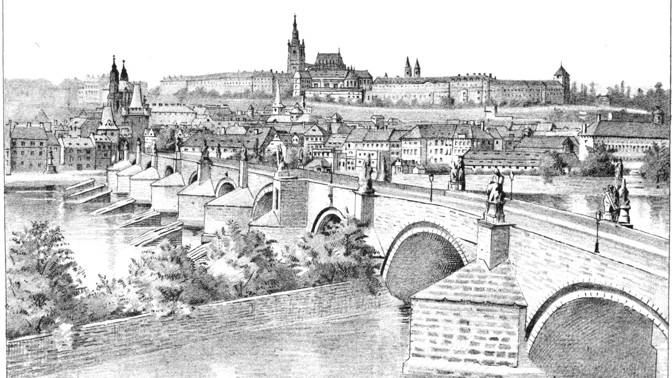 Výročí Karlova mostu: Základní kámen musel být položen přesně v půl šesté, v roce 1890 přišel o tři pilíře a vejce v něm nejsou