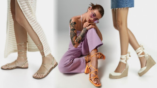 Boty s vázačkou: Dokonale elegantní varianta pohodlné letní obuvi. Sluší každé postavě a doladí midi i maxi délky