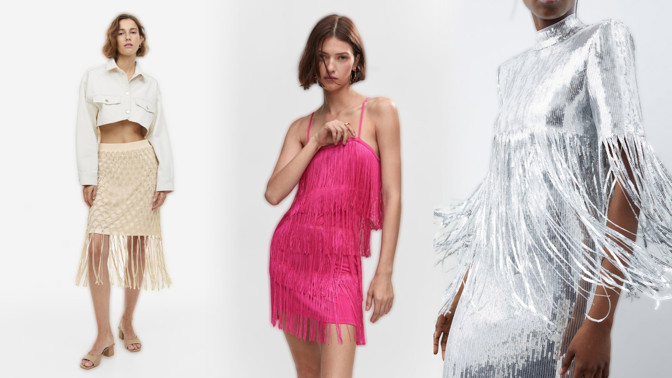 Třásně už dávno nezdobí jen záclony: Nádherně vás rozvlní v šatech a upoutají pozornost na dekolt v topu